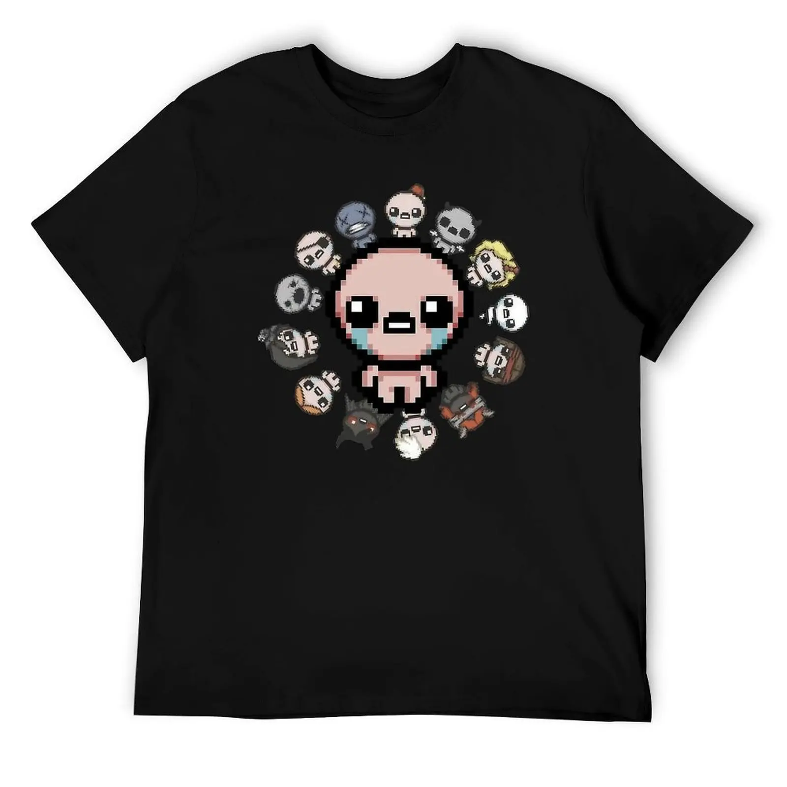 

Футболка «Привязка Исаака», футболки для мужчин, винтажные забавные футболки с рисунком, мужская футболка с аниме, футболка