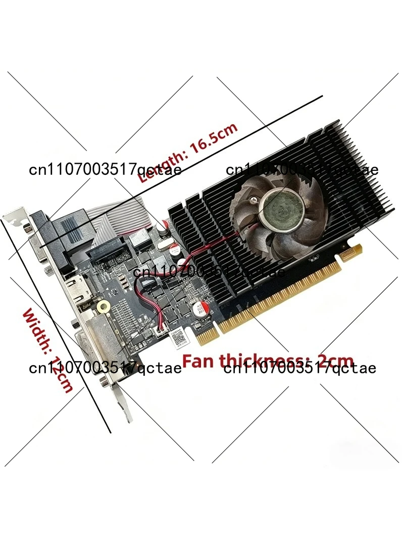 GTX1050Ti Graphics Card 4G Desktop Small Case Independent Half Height Knife Card GTX650 2G