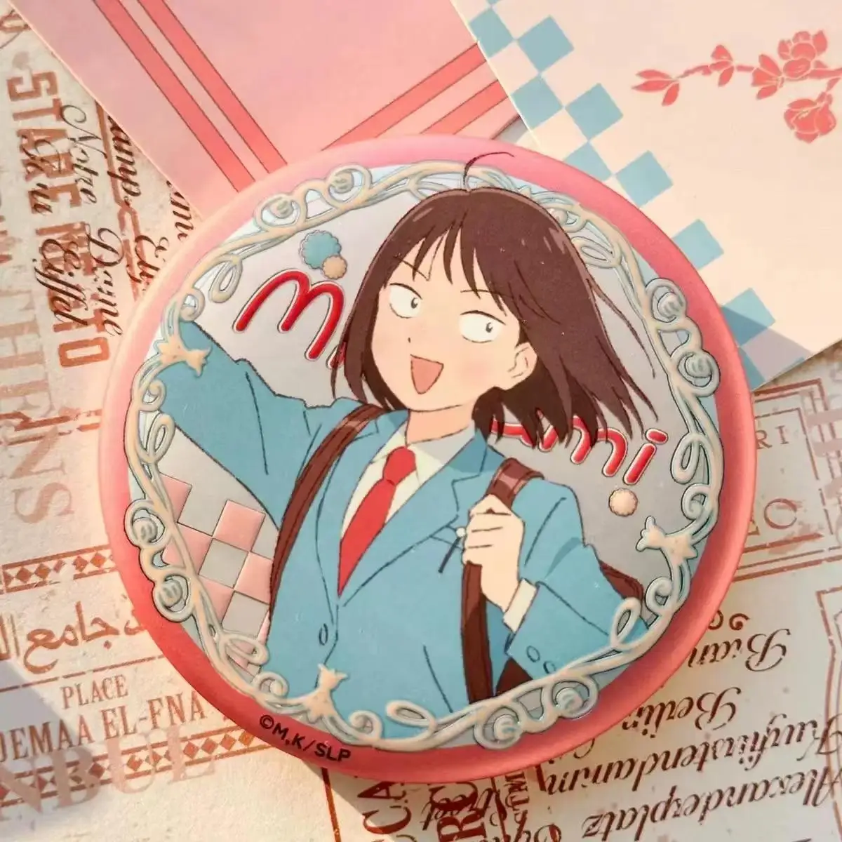 مجموعة شارات الرسوم المتحركة Skip and Loafer - دبابيس المينا لشخصية شيزوكو ميكورا وسوسوكي شيما الفاخرة (النمط الياباني)