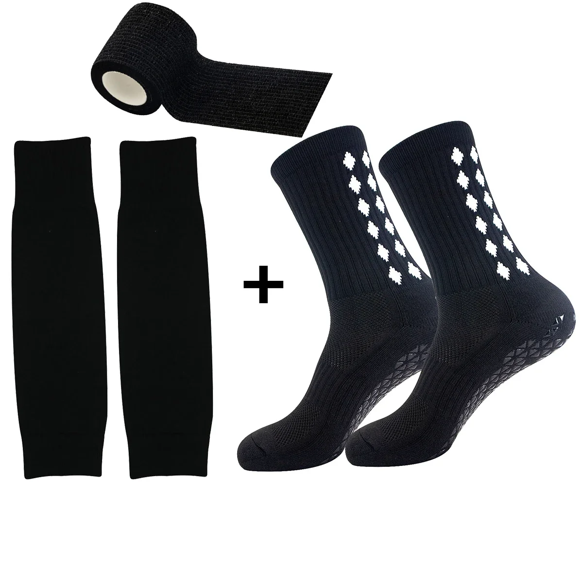 جوارب رياضية مكونة من 3 قطع للرجال والكبار والأطفال، جوارب عصرية لكرة السلة وكرة القدم والصيف بلون سادة وقابلة للتنفس للياقة البدنية