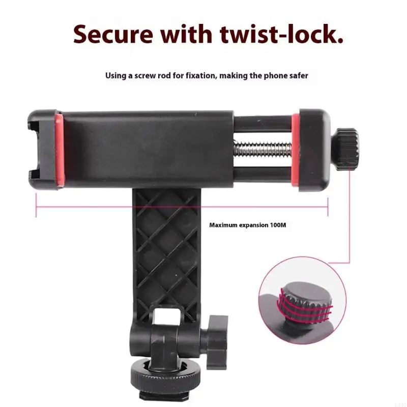 

Прочная ручная ручка для телефона с регулируемым креплением на 360 градусов для зеркальных камер и смартфонов F19E