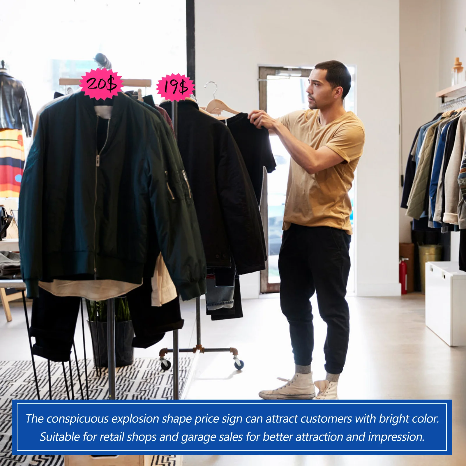 

100 листов бумаги ценники флуоресцентные взрывные стили яркие цветные товарные этикетки для продажи продвижение дисплея использование