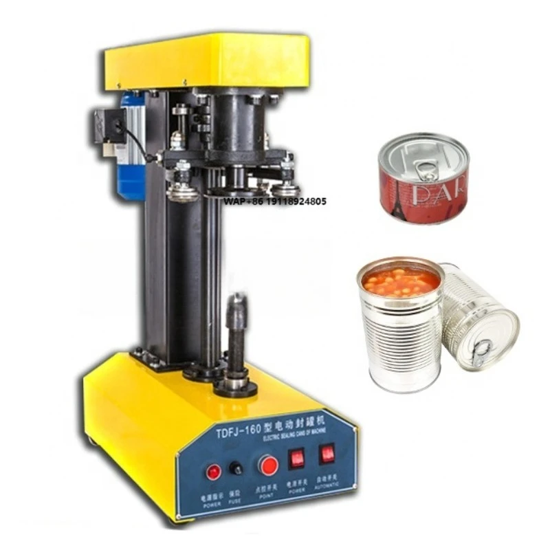 

Малогабаритная полуавтоматическая машина для запайки консервных банок (для томатной пасты, рыбных консервов) из алюминия, в продаже