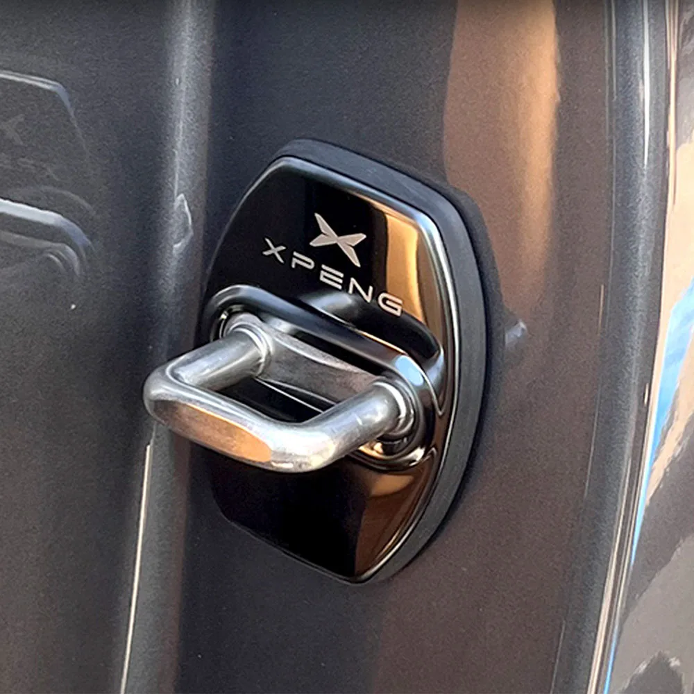 

4 Pcs Stainless Steel Door Lock Cover For Xpeng GX 2026 Interior Decoration Accessories Car Ddoor Lock Buckle Protective Cover