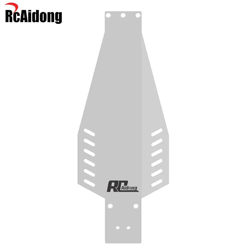 Aluminum Alloy RC Chassis Protector Skid Plate for Traxxas 1/10 2WD Bandit VXL, Bandit, Rustler VXL, Rustler Truck Car