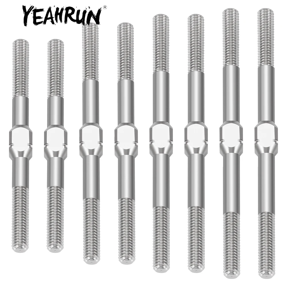 YEAHRUN M3 14mm-50mm Left and Right Thread Dual Head Threaded Bar Double End Thread Rod Stud Bolt For Rc Car