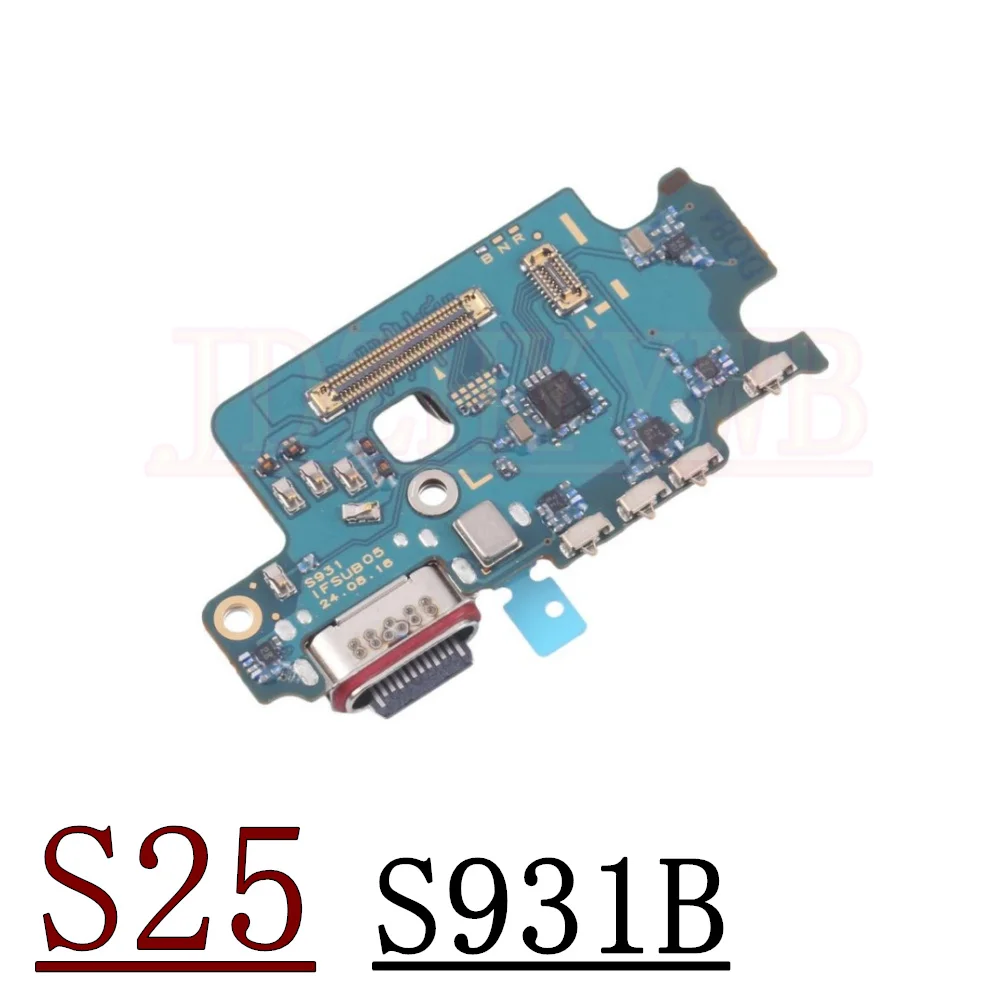 

USB-док-станция для зарядки, плата порта для Samsung Galaxy S25 S931B S931U S931N S931E, разъем ЖК-сигнала, материнская плата, основной гибкий кабель