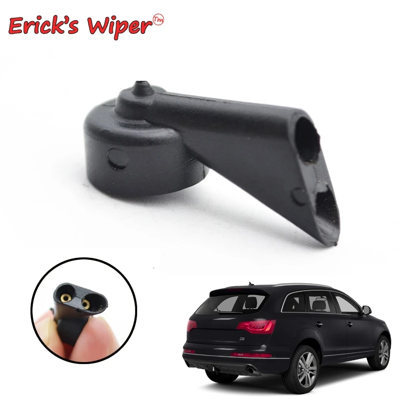 Erick's Wiper 1Pc Rear Windshield Wiper Washer Jet Nozzle For Audi Q7 MK1 2006 - 2015 Windscreen Tailgate Window Spray Antirust