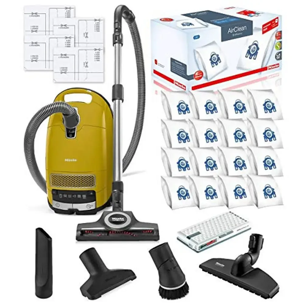 HEPA Canister Vacuum Cleaner Turbobrush Bundle Set  Quality Performance Pack Included Lightweight & Powerful Made In Germany