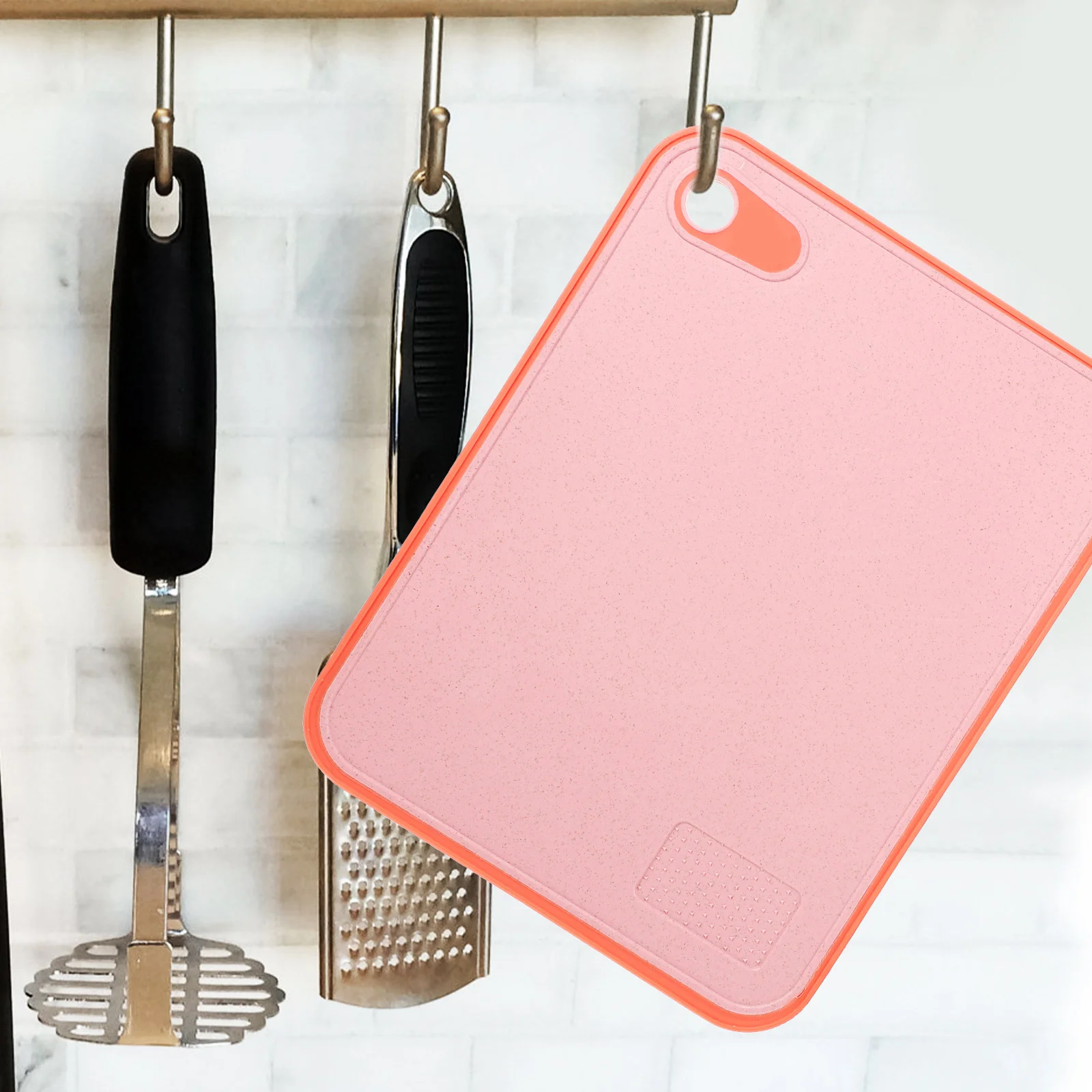 

Fruit Chopping Board Premium Reusable Cutting Board For Kitchen Vegetable Meat Preparation Multi-Function Countertop Block