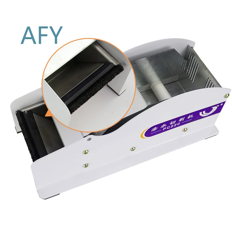 Manual Wet Water Kraft Paper Cutting and Sealing Machine for PC220 Paper Machine Tape Processing Industrial Packaging