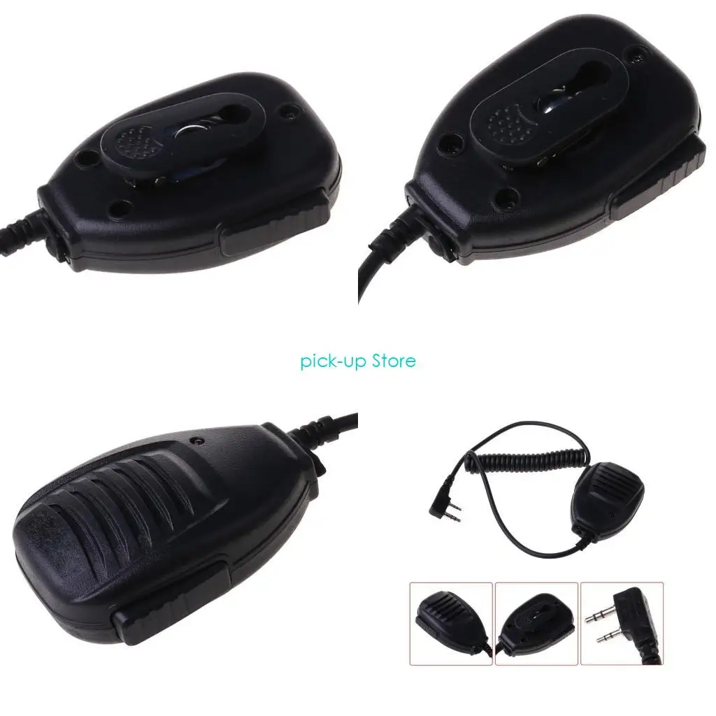 

Q5WA Профессиональный оригинальный радиодинамик микрофон, PTT 20-16000 Гц для портативной двусторонней радиосвязи UV-5R