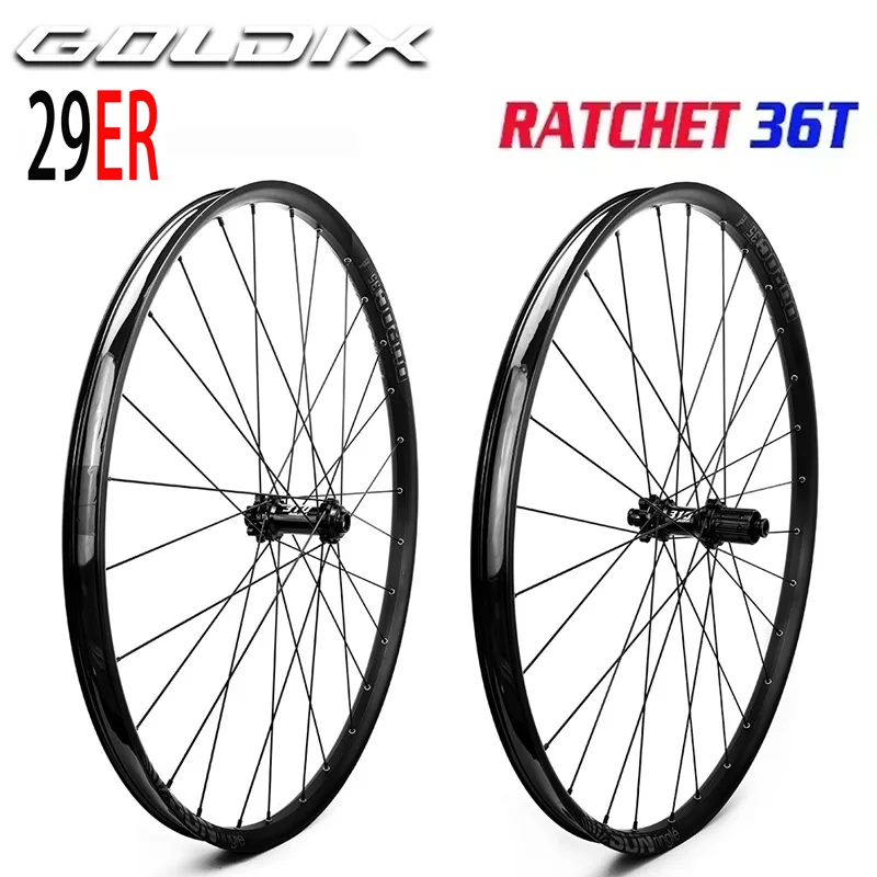 

Колеса GOLDIX 29 MTB, алюминиевые, дисковые тормоза, Ratchet 36T, 28 отверстий, задняя втулка Boost Cube 12x148, прямое крепление, 6 болтов, алюминиевый колесный комплект.