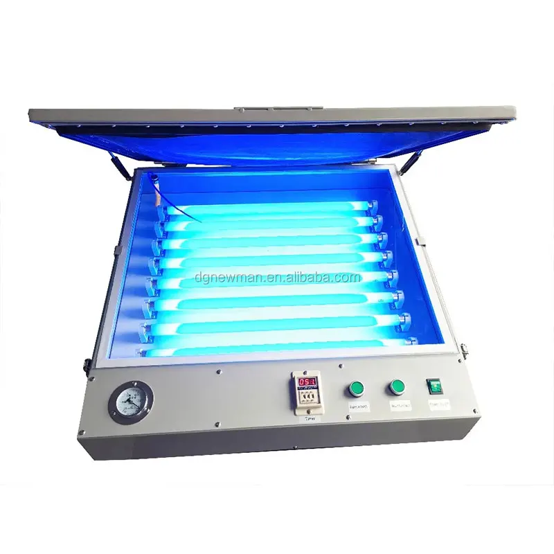 UV Light Exposurer Unit 20wx8pcs Vacuum Exposure Machine For Screen Frame Image Burning