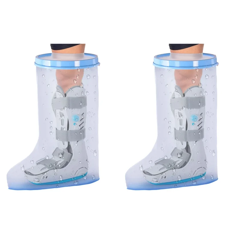 

Fresh 2X Waterproof Extra Wide Leg Cast Cover For Shower With Non-Slip Bottom For Leg Cast Protector For Leg Surgery Wounds