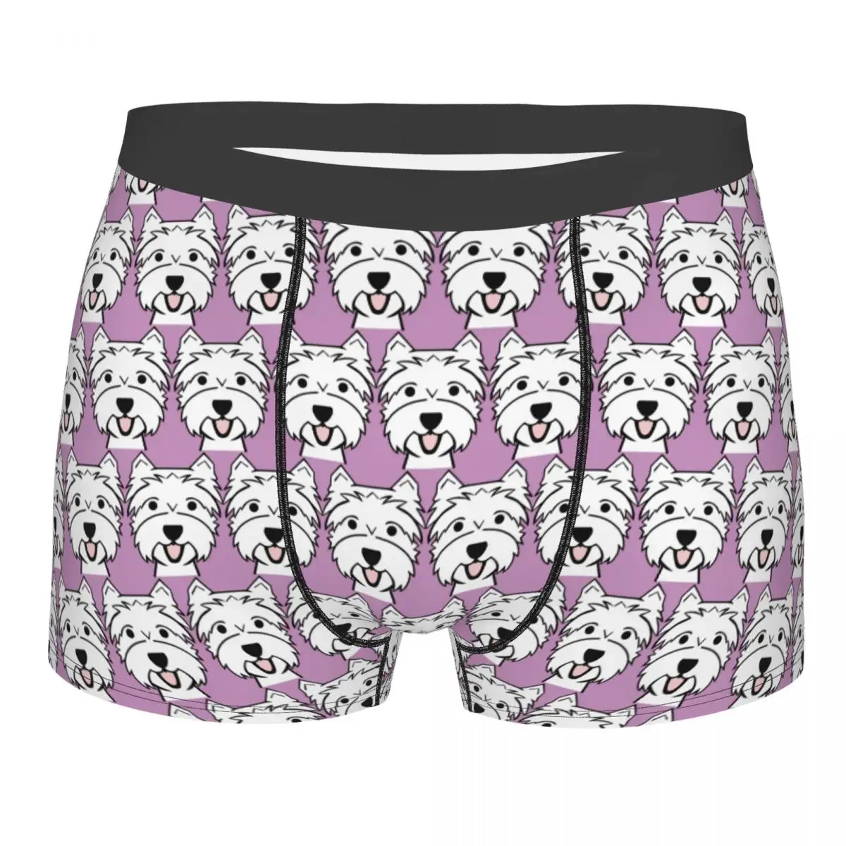 Custom West Highland Terrier Boxers Shorts Men Westie Dog Briefs Underwear Cool Underpants