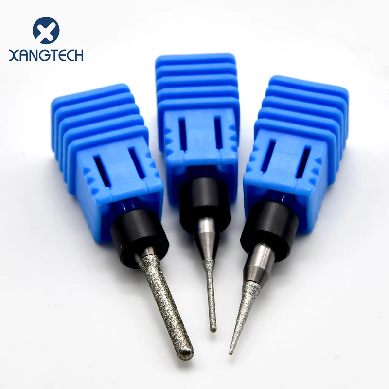 XANGTECH Dental Xtcera Xmill 300 Wet Milling Burs Tools 0.6/1.0/2.5mm for Glass Ceramic Lithium Disilicate