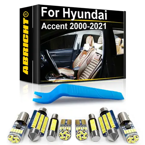 Interni auto Luci A LED Per Hyundai Accent 2 3 4 5 Hatchback Tuning 2000 2007 2008 2010 2012 2014 2016 2019 2020 2021 Canbus