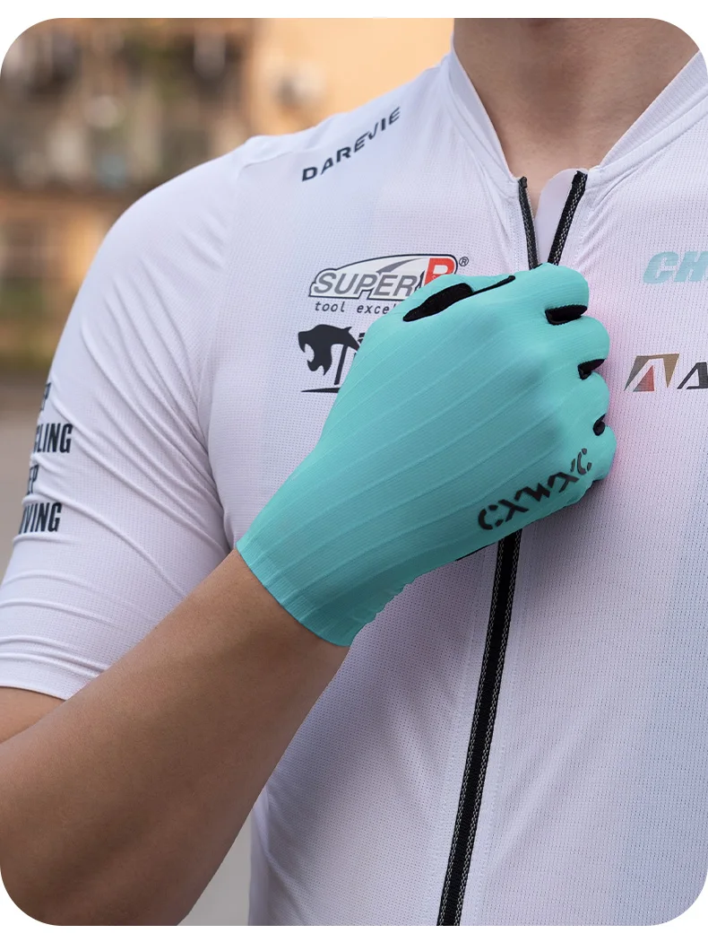 CXWXC Fahrradhandschuhe Vollfinger Fahrrad Sporthandschuhe Herren Damen Touchscreen Atmungsaktiv Fitnessstudio Motorrad Camping Wandern Fäustlinge – Detail 20