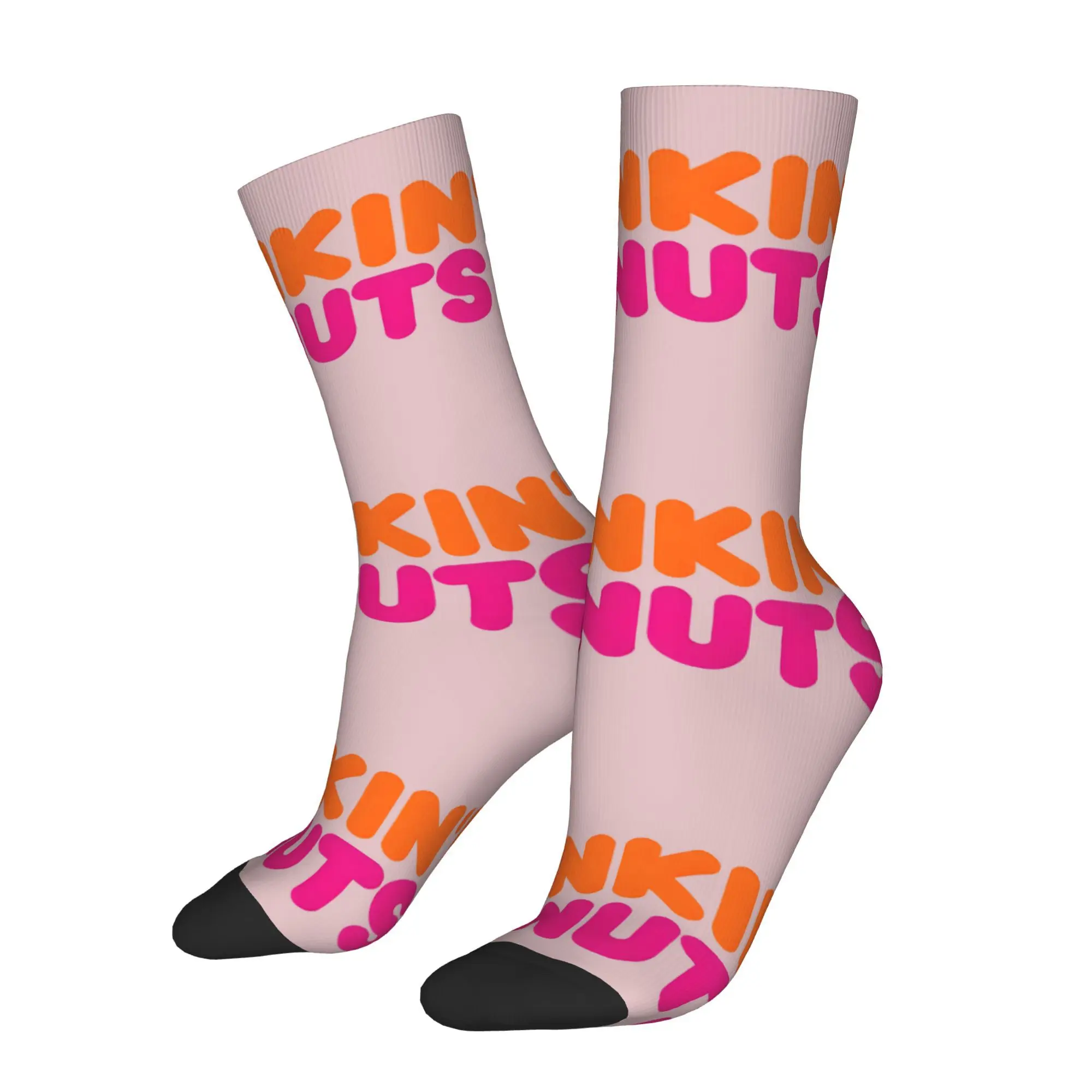 

Забавные мужские носки Happy с рисунком пончика в стиле ретро в стиле Харадзюку, новинка, носки для экипажа, подарочный узор с принтом