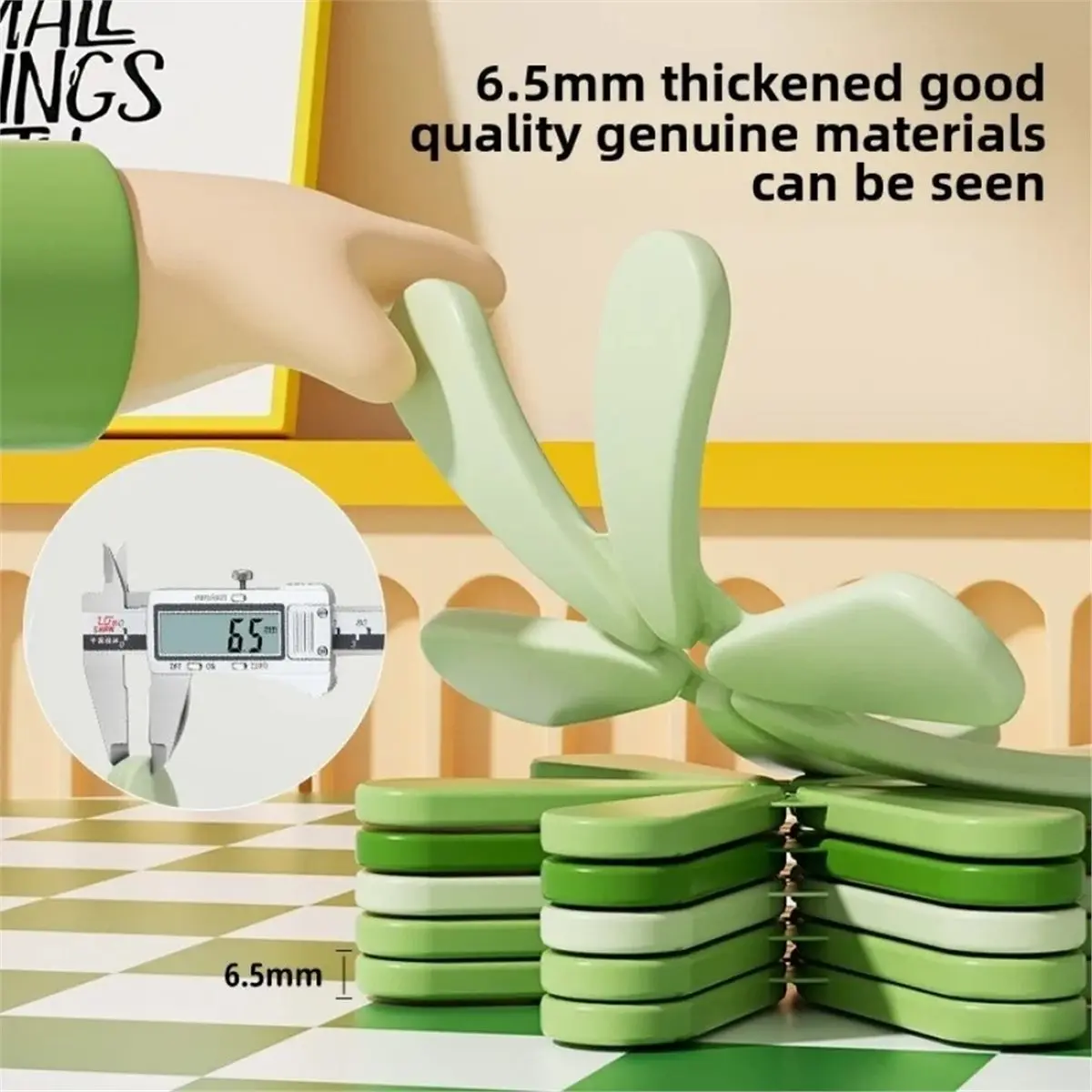【A75U】 Silicone Placemat Christmas Tree Shape Pot Mat Dish Placemat Coaster Folding Heat Insulation Desktop Protection Tools