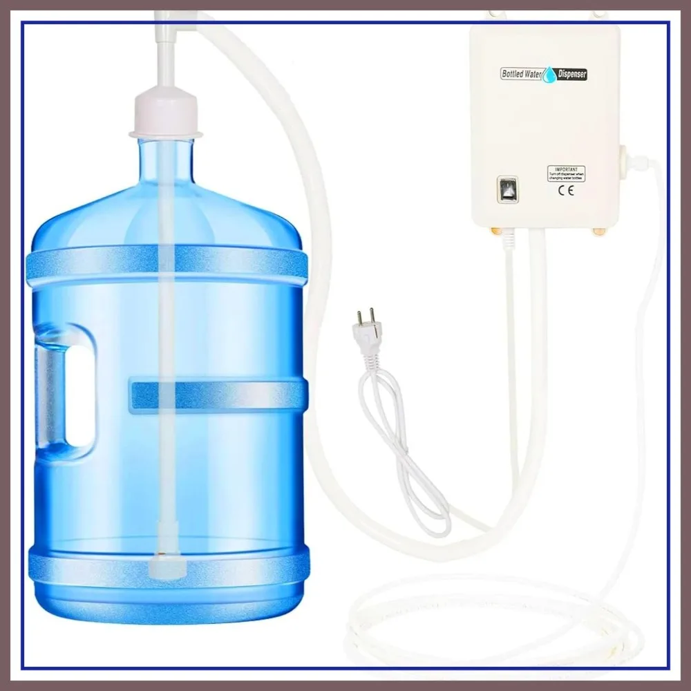 

Electric Water Dispenser Pump 110V 40psi 1 GPM for 3-5 Gal Bottle, Home/Office Kitchen Coffee Maker