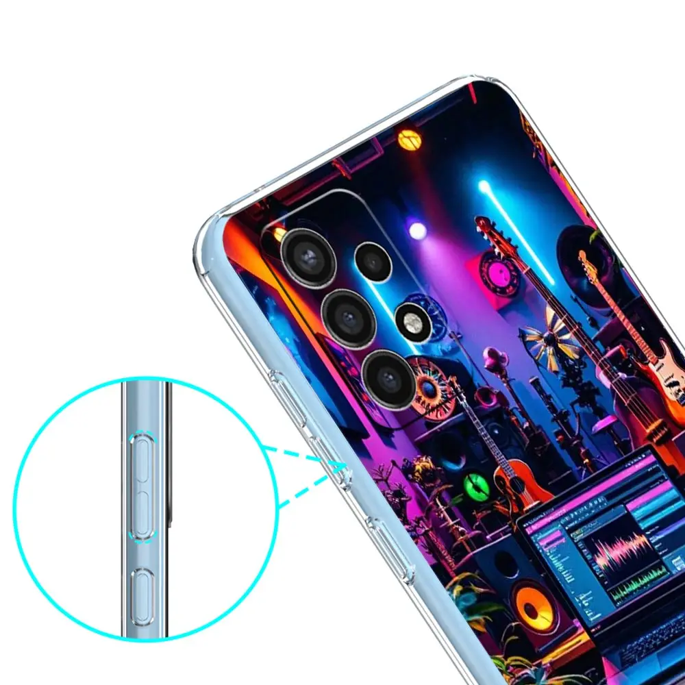 لينة غطاء من البولي يوريثان الحراري لسامسونج غالاكسي A25 A23 A22 A52S A31 A72 A73 A17 A07 A13 A11 5G جراب هاتف شفاف جهاز تسجيل الرجعية #3