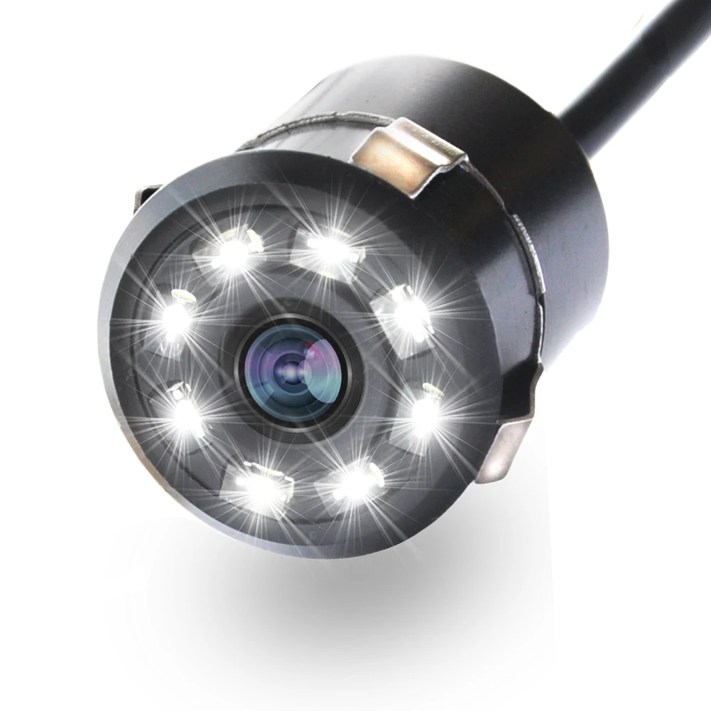 Car Reversing Camera LED 170 Degree WaterProof Night Rear View Camera For Parking Camera 12V