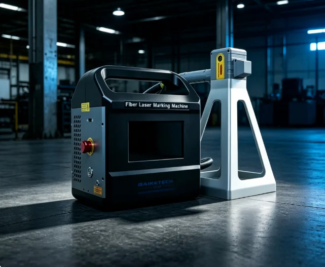 New Model FM‑400S Handheld 50W Fiber Laser Marker 100‑200mm Optional Marking Range 0‑5000mm/s Marking Speed Air‑Cooled Laser Eng
