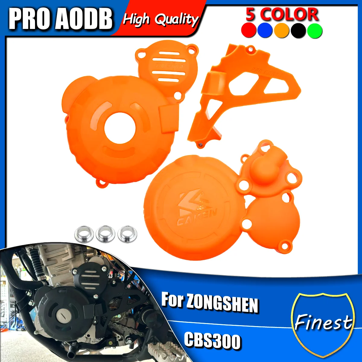 

Motocross Engine Clutch Protector Ignition Guard Cover Sprocket Guards Cover For Zongshen ZONSEN CBS300 NB300 KEWS K16 Zuumav K7