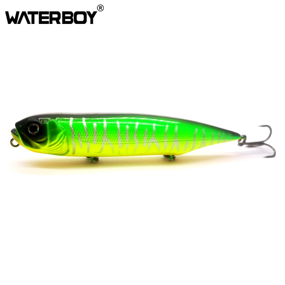 12 سنتيمتر 21 جرام قلم رصاص الصيد الطعم المياه المالحة توبواتر الأسماك الكلب حشرجة الموت الاصطناعي عصا الطعم 3 السنانير الصعب الصيد إغراء