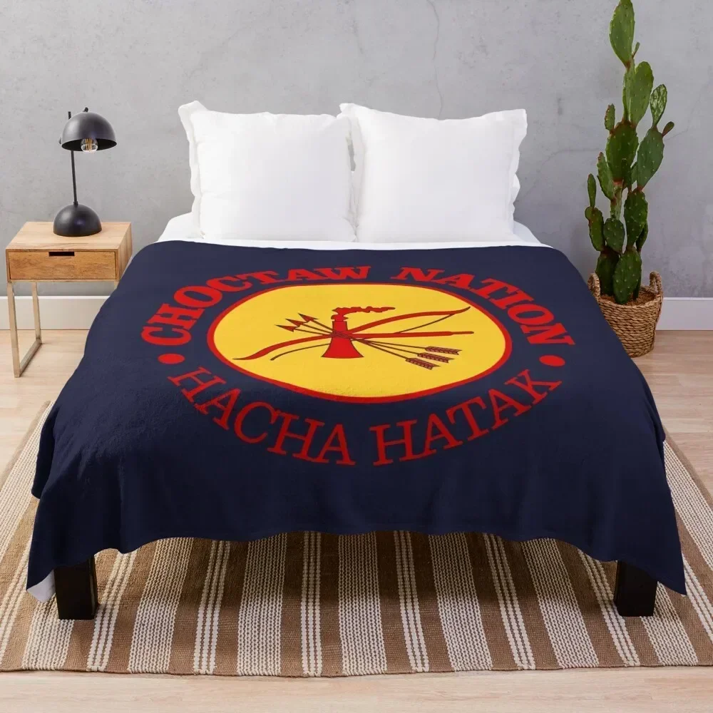Choctaw Nation (NA) Throw Blanket Elegant Warm Throw Blanket for Hotel Home