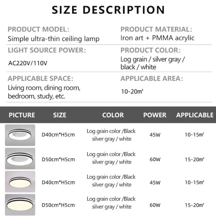 الشمال الخشب الحبوب LED ضوء السقف عكس الضوء غرفة المعيشة غرفة نوم دراسة المطبخ غرفة الطعام ديكور المنزل مصباح السقف الدائري