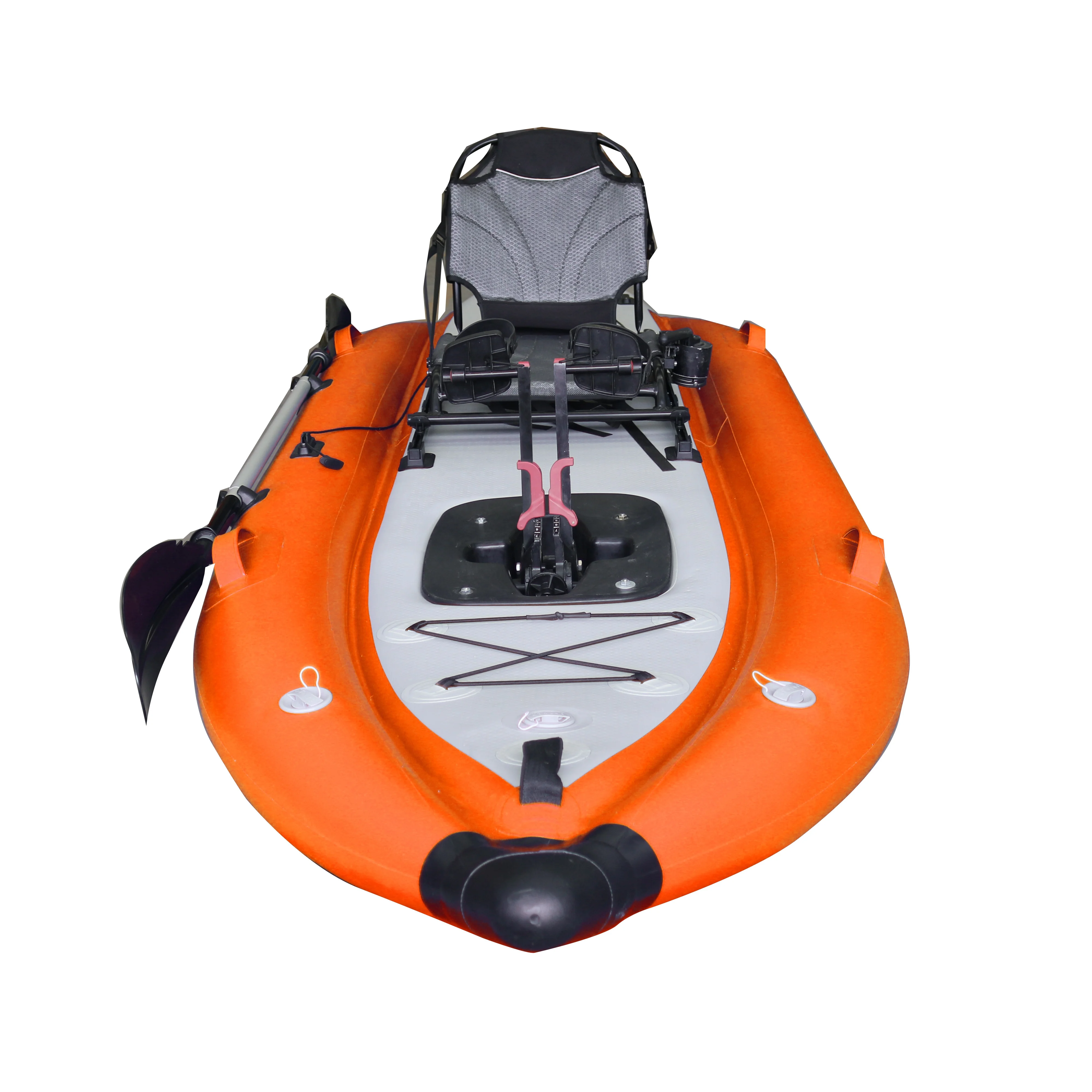 

Hot Selling 1 Person Inflatable Pedal Fishing Canoe Kayak Inflatable with Pedals for Outdoor Water Sports PVC Material