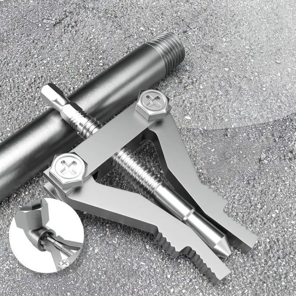 For For Yishun Plumbing Bolt Extractor Damaged Screw Remover Pipe Thread Repair Tool Set Professional Broken Stud Removal