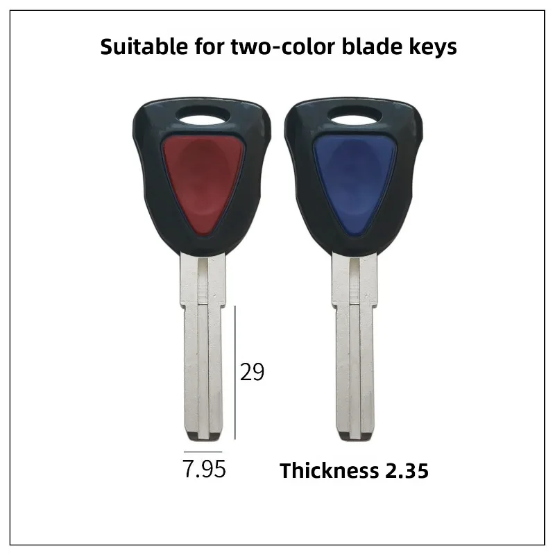 

10PC Suitable for Rubber Handle Dual Color Blade Key Embryo Anti-theft Door Fingerprint Lock Super C-level Key Embryo