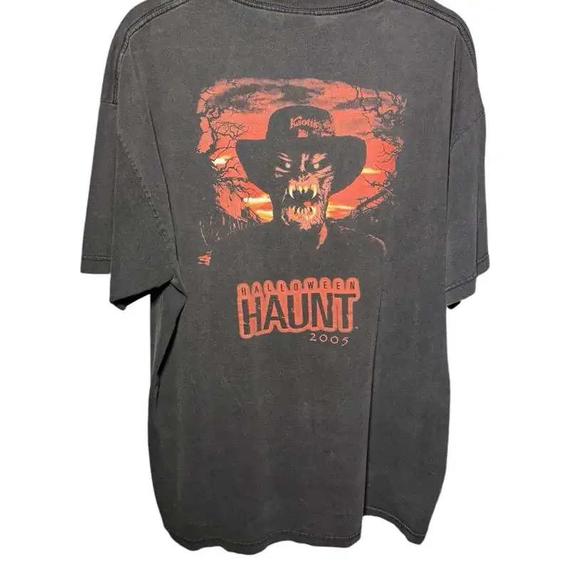 Vintage 2005 Knotts Scary Farm Halloween Haunt T Shirt Sz Xl Dbl Sided