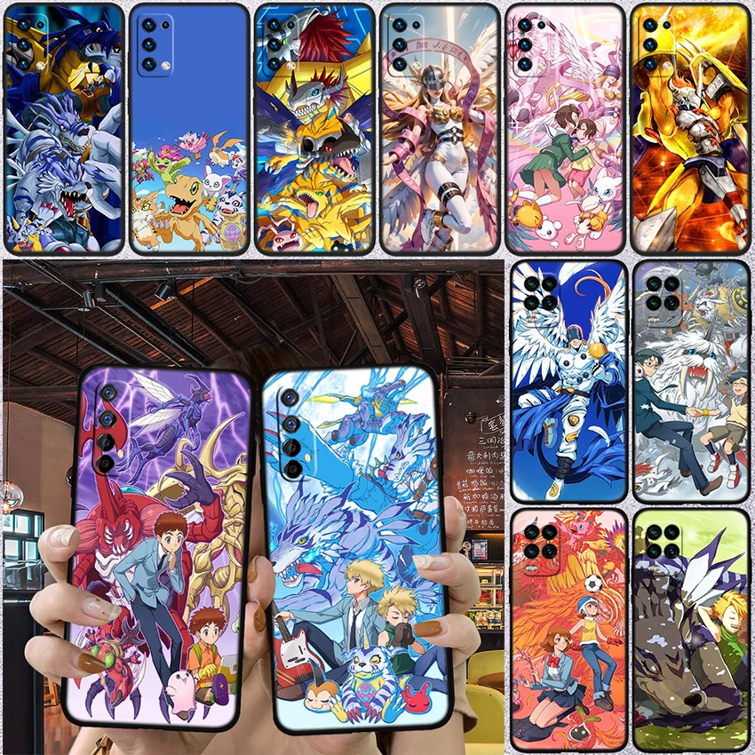 IW10 D-Digimons Nueva Funda de Teléfono de Alta Gama para Redmi Note 10 11 12 Pro Max 10S 10C 10T 11A 11S 12S 12C