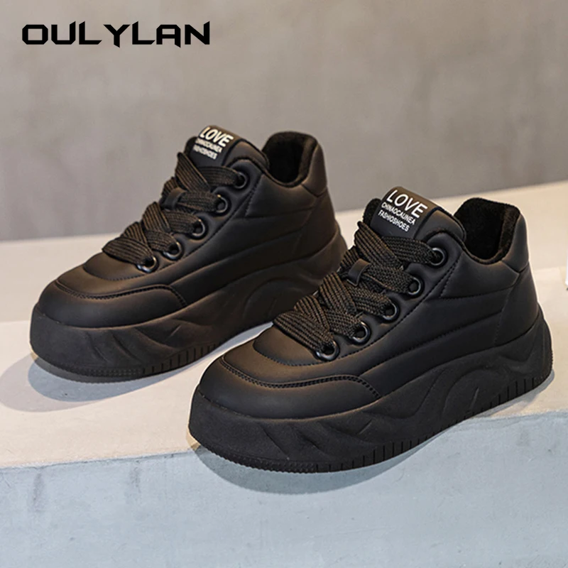 

2024 New Women's Sneaker Designer Platform Bread Casual ShoesFashion Casual Girls Shoes Female Ultra-Light Non-Slip Shoes