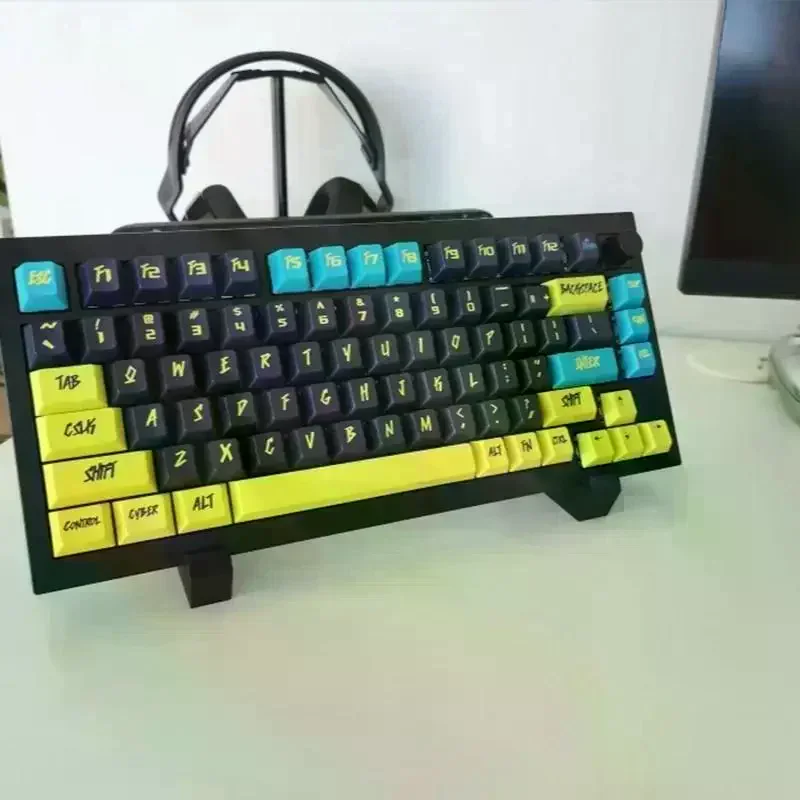 1 Pair For Computer Mechanical Keyboard Holder Layer Rack Tray Plastic 3D Printing Keyboard Display Stand