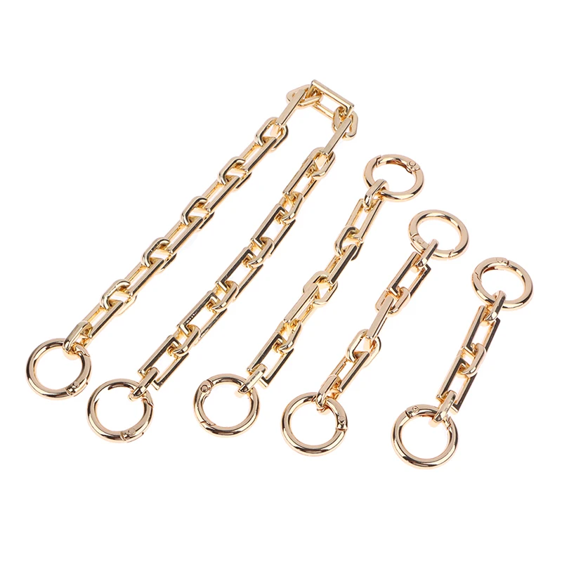 Crossbody Purse Bag Chain Strap Bag Extension Chain DIY Replacement Chain Handbag Hanging Buckle Charms Shoulder Bag Accessories