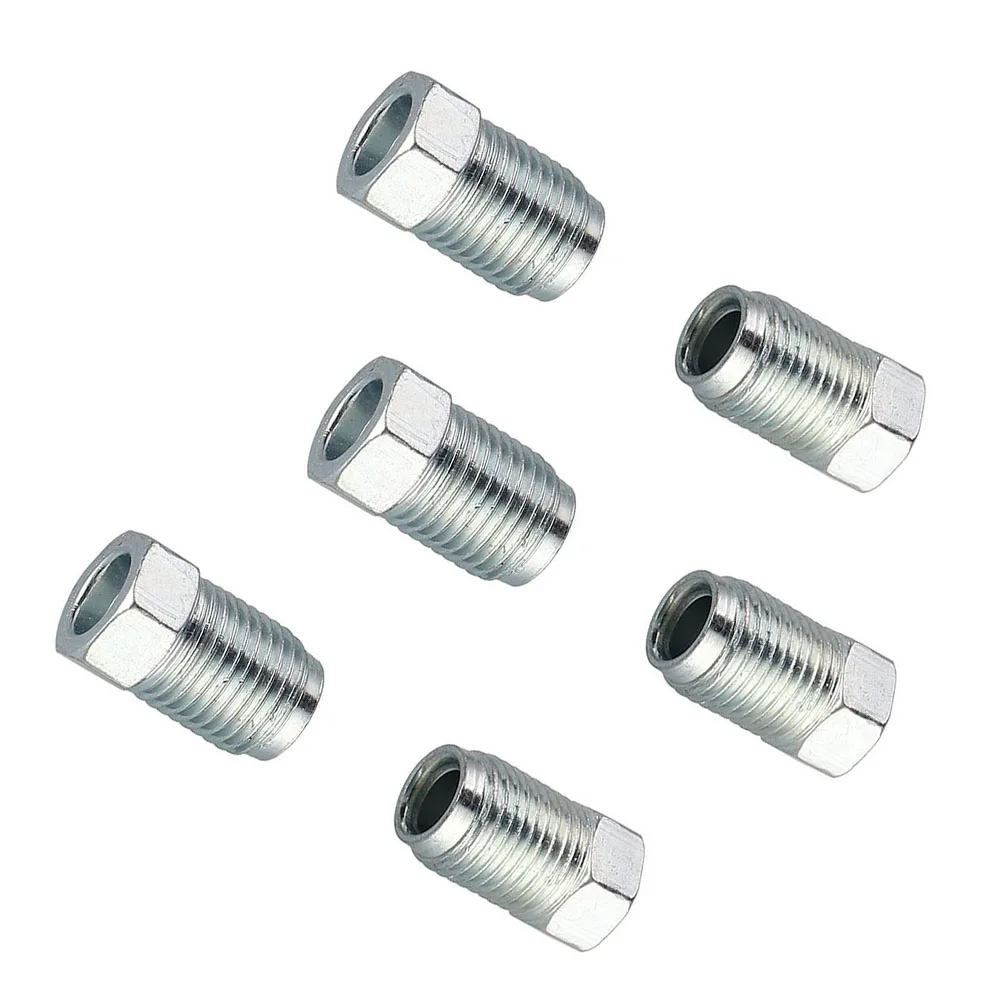 Kits Metric Nuts Cylinder Fittings M12mm X1mm Silver Unions Master 3/16\