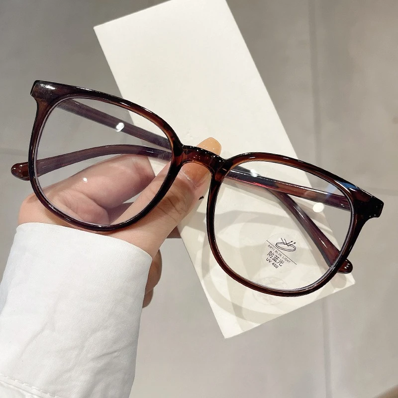 

Fashion Ultra-Light Polygon Frame Anti-blue Light Glasses Unisex Reading Eyewear UV400 Shades Flat Mirror Eyeglasses