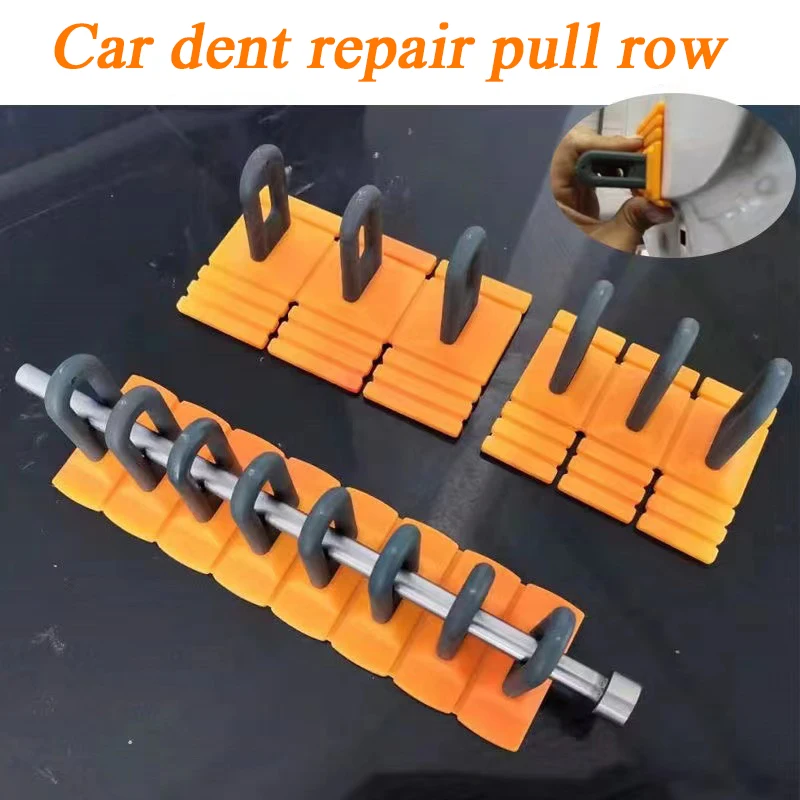 Auto Body Kits Yellow ColorGlue Tabs Pulling Tabs Paintless Dent Removal Puller Tabs Dent Repair Tools Set