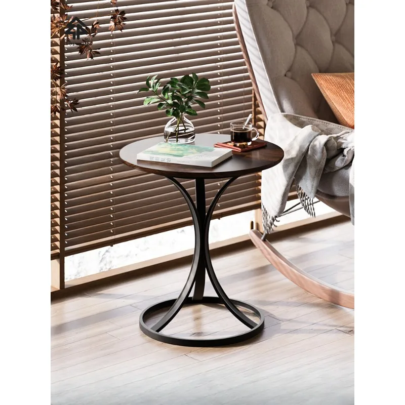 

Sofa side table coffee living room balcony small simple modern creative minimalist Internet celebrity round table mini