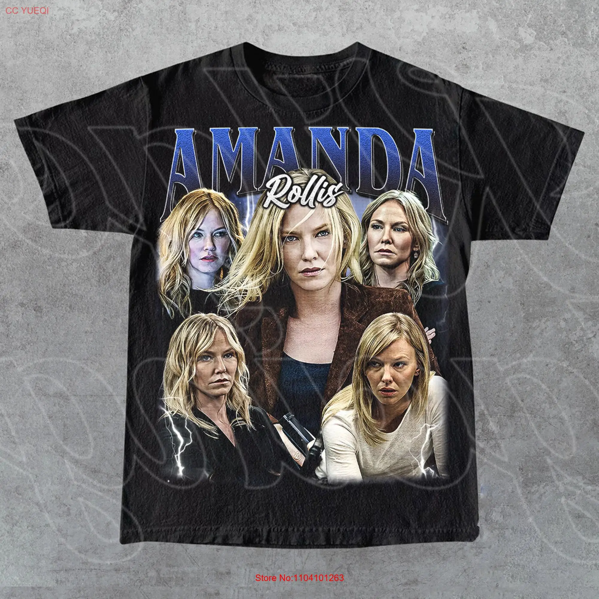 Limited Amanda Rollins Vintage T Shirt For Woman and Man  long or short sleeves