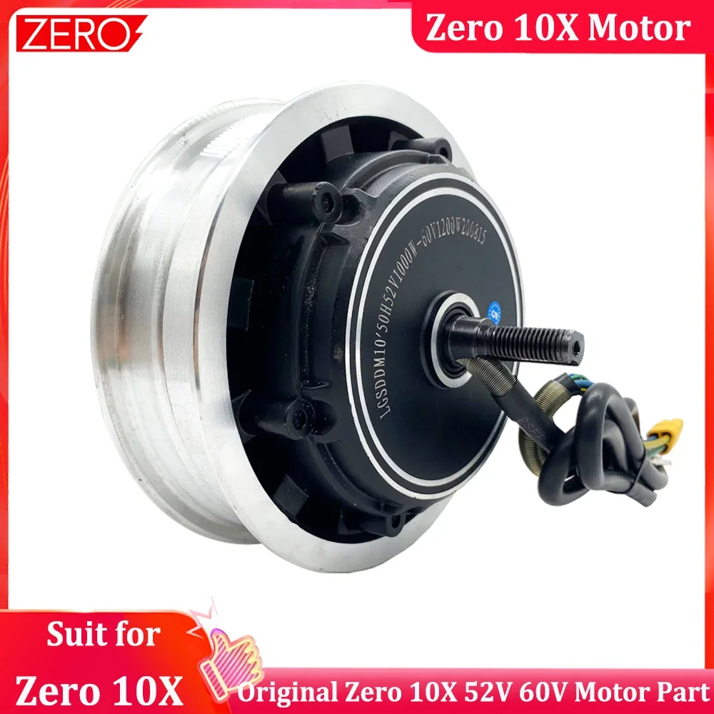 Official Zero Accessories Zero 10X 52V 1000W 60V 1200W Front and Rear Motor Original Zero 10X Engine Part