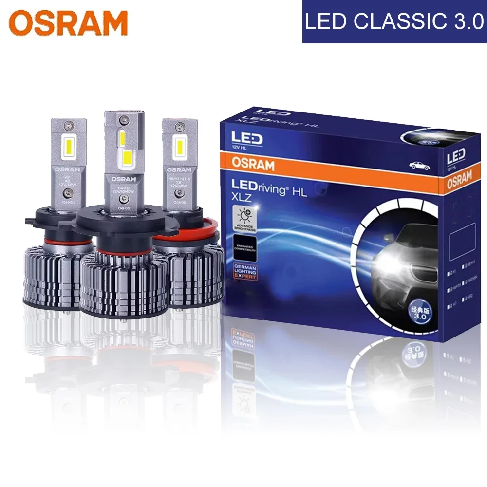 

OSRAM LED H16 H8 H7 H4 H11 HIR2 HB3 HB4 LEDriving XLZ CLASSIC 3.0 White Car Lamp Canbus 40W Bright 12V Upgrade Bulb 2X