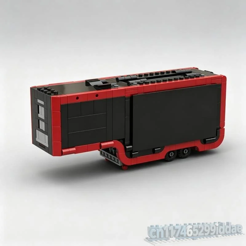 528-pieces-camion-f1-remorque-courte-modele-de-vehicule-de-course-rouge-et-noir-puzzle-personnalise-assemblage-creatif-diy-briques-educatives-blocs-cadeaux