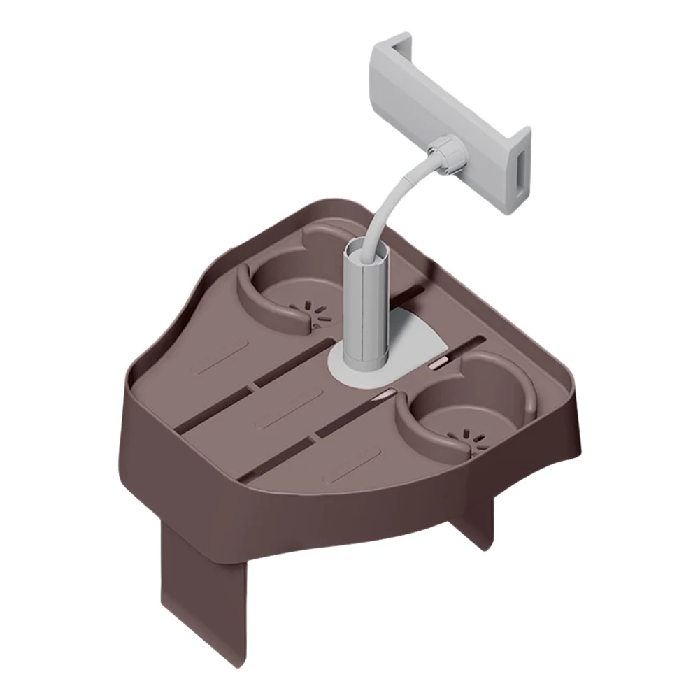 

3 in 1 Adjustable Hot Tub Tray Table with Cup & Phone Holder Clip-on Pool Beverage Drink Tray for Outdoor Inflatable Pools/Spas